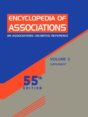 cover image of Encyclopedia of Associations: National Organizations of the U.S.